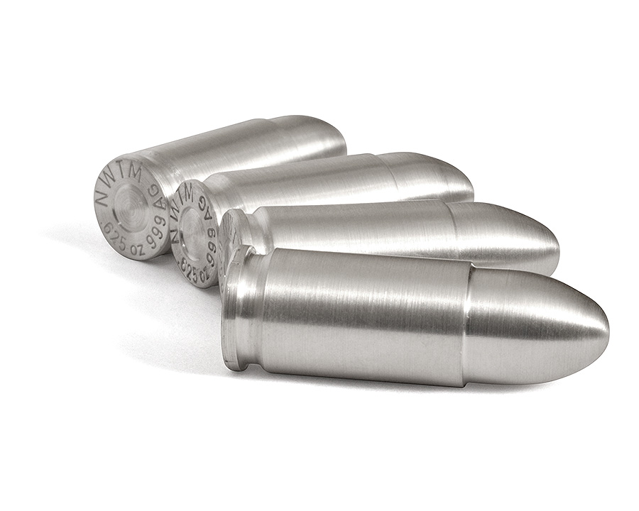 Silver Bullet - 1/2 Troy Oz .999 Fine Silver (9mm Hollow Point)